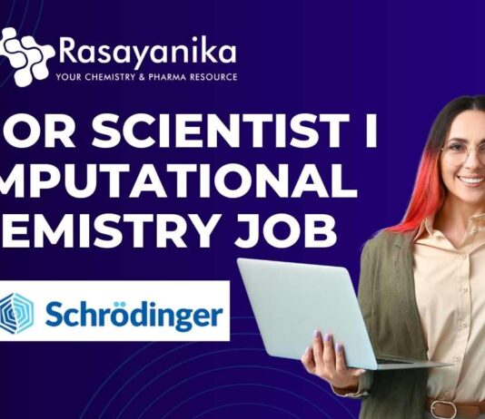 Senior Scientist I – Computational Chemistry Job at Schrödinger