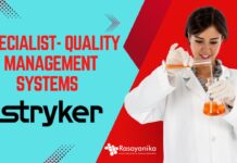 Specialist- Quality Management Systems Job at Stryker | Pharma Apply