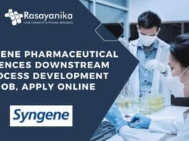 Syngene Pharmaceutical Sciences Job