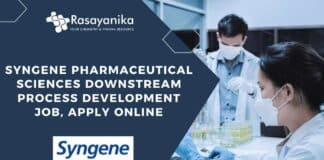 Syngene Pharmaceutical Sciences Job