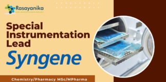Syngene Special Instrumentation Lead - ChemistryPharmacy MScMPharma Apply Now