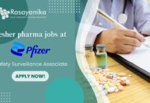 Fresher pharma jobs at Pfizer