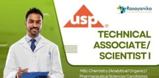 Technical AssociateScientist I Job at USP – MSc Chemistry (AnalyticalOrganic) Pharmaceutical Sciences Candidates Apply Now!