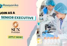Sun Pharma Regulatory Affairs Executive Job, Apply Now