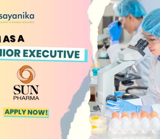 Sun Pharma Regulatory Affairs Executive Job, Apply Now