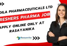 Cadila Pharmaceuticals Freshers Pharma Job