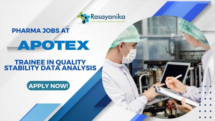Apotex Trainee Position
