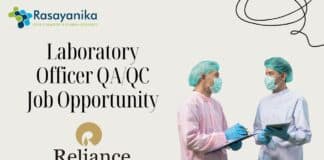 Laboratory Officer QA/QC Job Opportunity