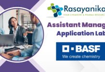 Assistant Manager - Application Lab - BASF Navi Mumbai