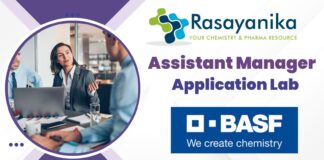 Assistant Manager - Application Lab - BASF Navi Mumbai
