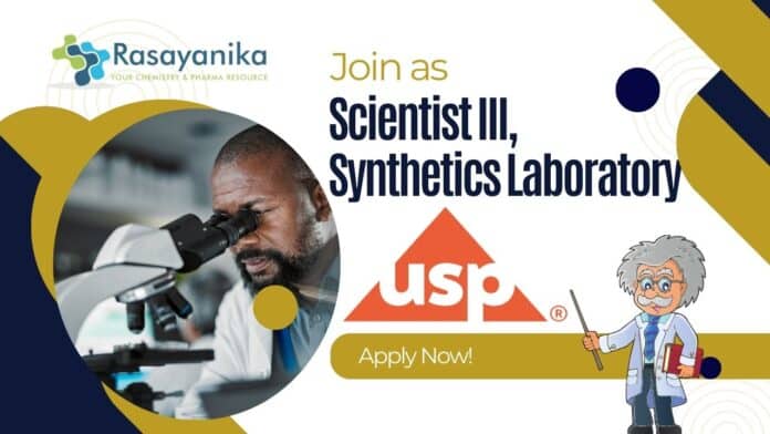 Scientist at US Pharmacopeia