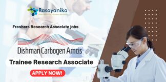 Freshers Research Associate jobs