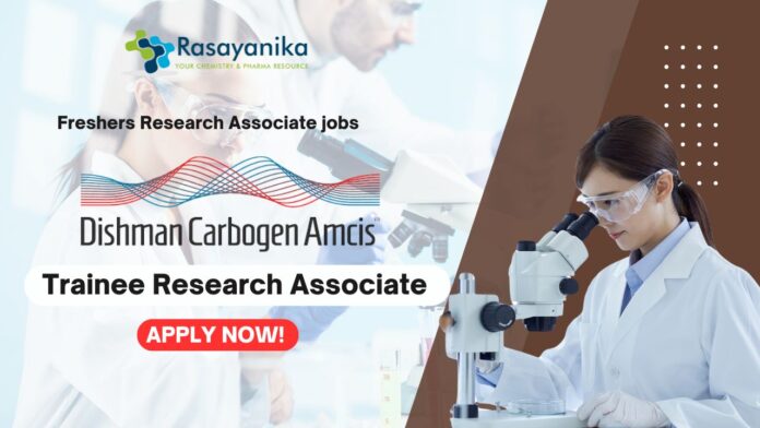 Freshers Research Associate jobs