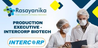 Production Executive - Intercorp Biotech