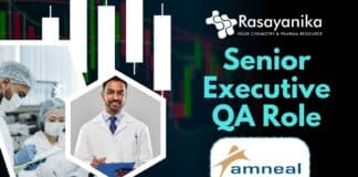 Senior Executive QA Role- at Amneal Pharmaceuticals