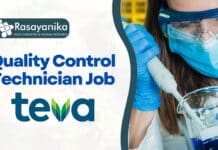 Quality Control Technician Job at Teva Pharmaceuticals. Apply Now!