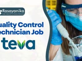 Quality Control Technician Job at Teva Pharmaceuticals. Apply Now!