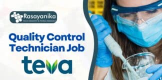 Quality Control Technician Job at Teva Pharmaceuticals. Apply Now!