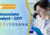 Associate Analyst – COT; Freshers Pharma job at EVERSANA  