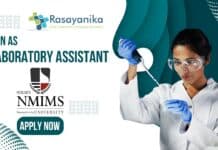 Laboratory Assistant at NMIMS
