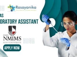 Laboratory Assistant at NMIMS