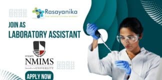 Laboratory Assistant at NMIMS