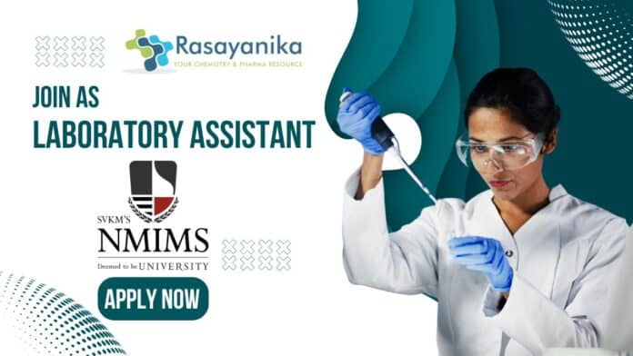 Laboratory Assistant at NMIMS