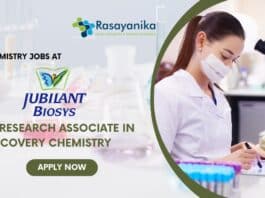 Jubilant Biosys Senior Research associate