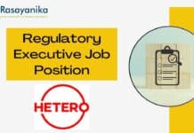Regulatory Executive Job Position