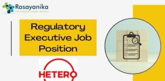 Regulatory Executive Job Position