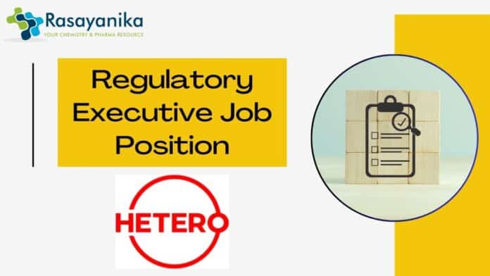 Regulatory Executive Job Position