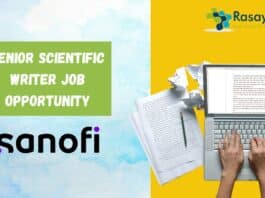 Senior Scientific Writer Job Opportunity