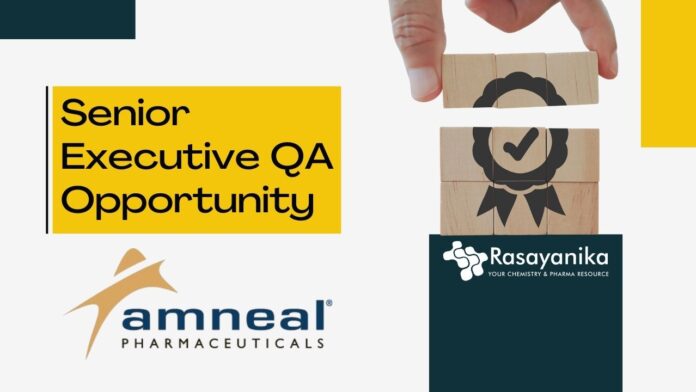 QA Job at Amneal Pharmaceuticals, Apply Now!