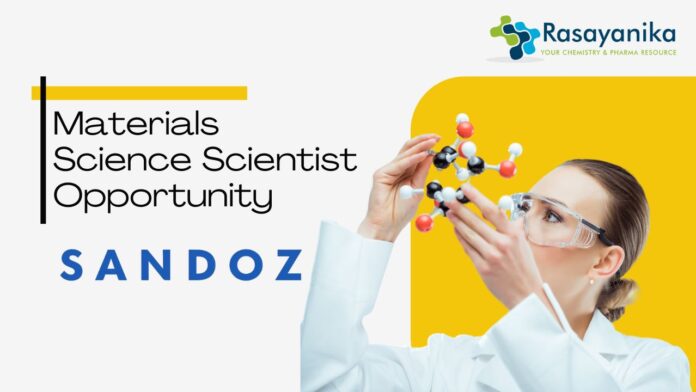 Materials Science Scientist Opportunity