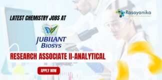 Jubilant Biosys Research Associate