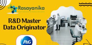 R&D Master Data Originator - at P&G in MUMBAI