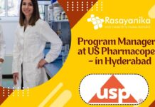 Program Manager - US Pharmacopeia - in Hyderabad