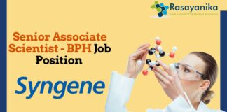 Senior Associate Scientist - BPH Job Position