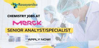 Chemistry jobs at Merck