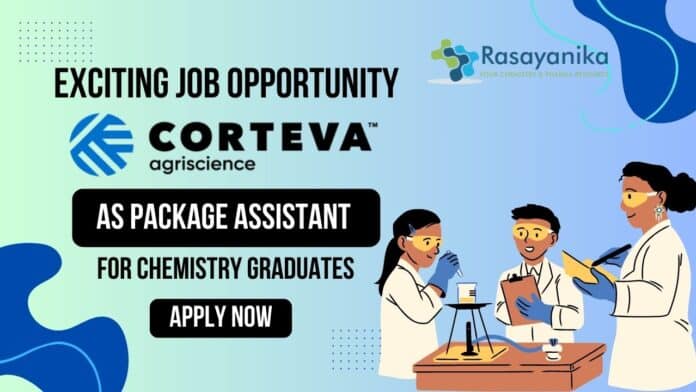 Corteva Agriscience Chemistry Job Opening - Apply Now!