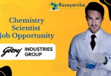 Chemistry Scientist Job Opportunity