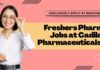 Freshers Pharma Jobs at Cadila