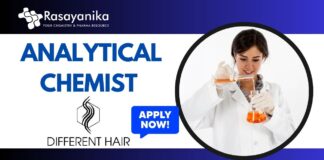 Analytical Chemist Job Position for HPLC & AAS at Different Hair Pvt. Ltd