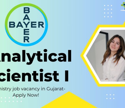 _Analytical Scientist I at Bayer, Chemistry job vacancy in Gujarat- Apply Now! 