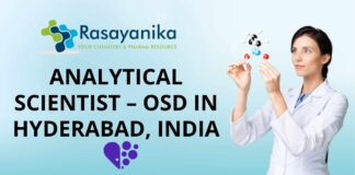 Analytical Scientist – OSD at Dr. Reddy’s Laboratories in Hyderabad, India - Apply Now!!