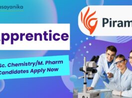 _Apprentice - Piramal Group ,M.Sc. ChemistryM. Pharm Candidates Apply Now