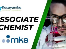 Associate Chemist Job at MKS Instruments Surfactants Role 