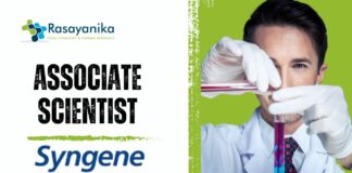 Associate Scientist Job at Syngene – BPH (Formulation)! Pharma Apply 