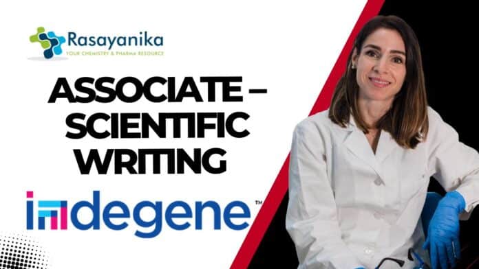 Associate – Scientific Writing Job at Indegene, Bangalore. Apply Now!