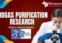 Biogas Purification Research CSIR NCL Apply for PA Roles